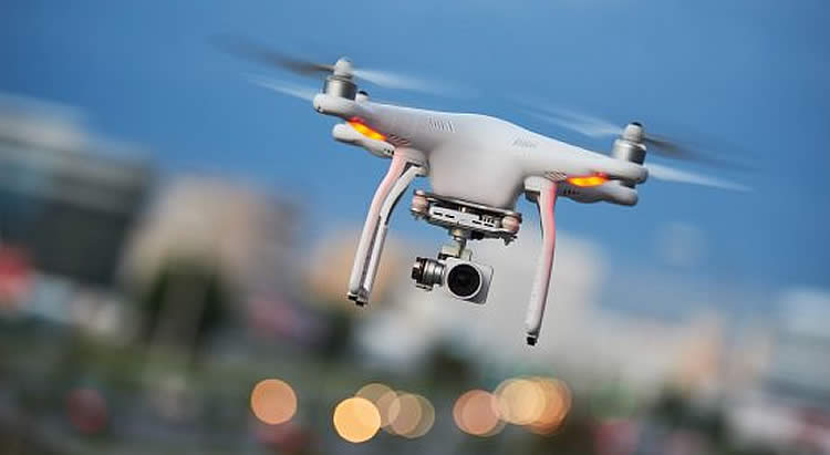 Vodafone drones in action